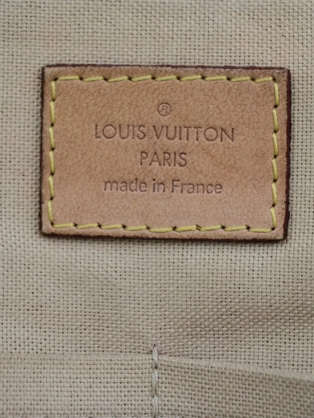 Louis Vuitton top leather